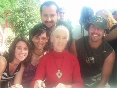 Jane Goodall visita Fundación Mona