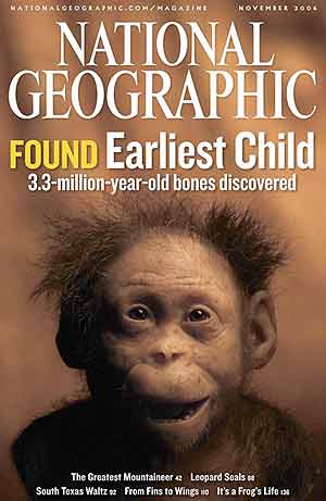 Hallado en Etiopía el fósil de una niña con rasgos simiescos de hace 3,3 millones de años